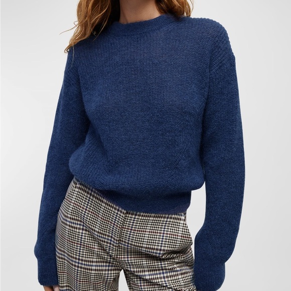 Veronica Beard Deep Blue Crew Neck Sweater